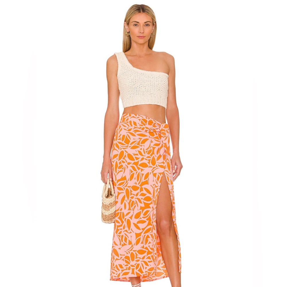 Sanctuary Orange and Lavender/Pink Skirt perfect for Clemson game day